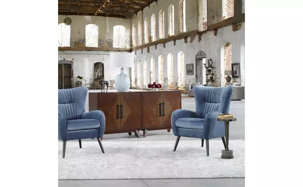 dax accent chair by uttermost