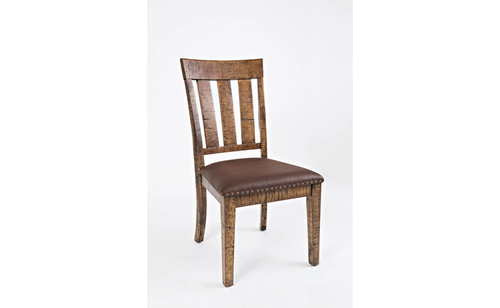 1511-392KD CANNON VALLEY COLLECTION SLATBACK DINING CHAIR W/UPH SEAT (2/CTN) CANNON VALLEY COLLECTION
