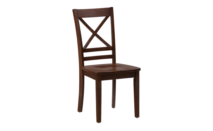 452-806KD SIMPLICITY COLLECTION X BACK SIDE CHAIR (2/CTN) SIMPLICITY COLLECTION