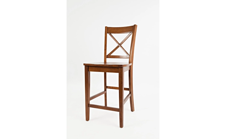 452-BS806KD SIMPLICITY COLLECTION X BACK COUNTER STOOL CHAIR (2/CTN) SIMPLICITY COLLECTION