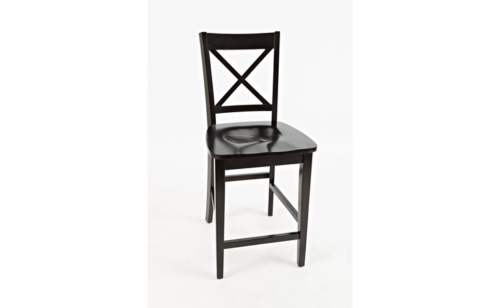 552-BS806KD SIMPLICITY COLLECTION X BACK COUNTER STOOL CHAIR (2/CTN) SIMPLICITY COLLECTION