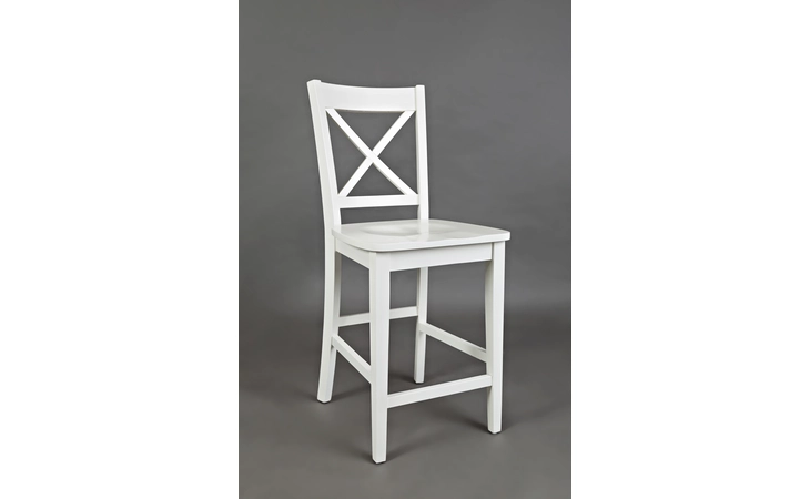 652-BS806KD SIMPLICITY COLLECTION X BACK COUNTER STOOL CHAIR (2/CTN) SIMPLICITY COLLECTION