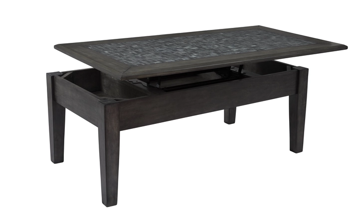 1798-5 GREY MOSAIC COLLECTION LIFT TOP COFFEE TABLE GREY MOSAIC COLLECTION