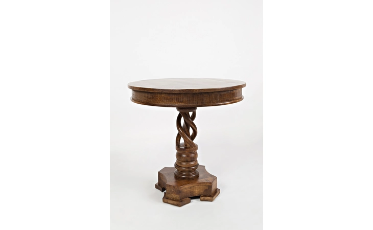 1730-58 GLOBAL ARCHIVE COLLECTION HAND-CARVED PEDESTAL TABLE - KD GLOBAL ARCHIVE COLLECTION