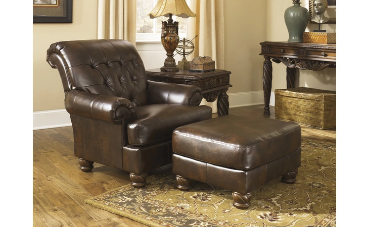 6310013 Leather ACCENT OTTOMAN