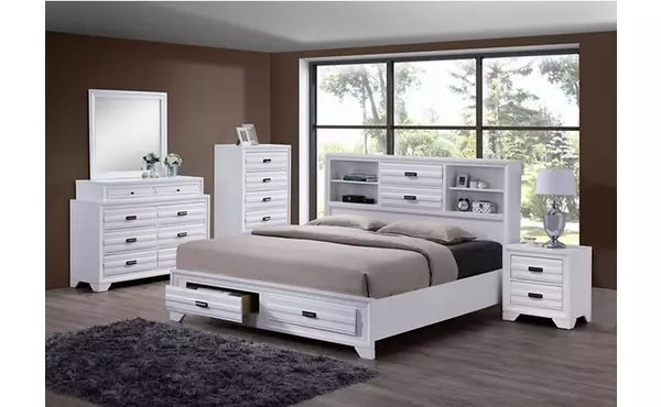 queen hdbd&ftbd white by lifestyle