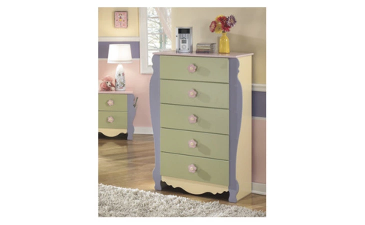 B140-46 DOLL HOUSE FIVE DRAWER CHEST