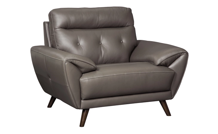 3460320 Leather CHAIR SISSOKO GRAY