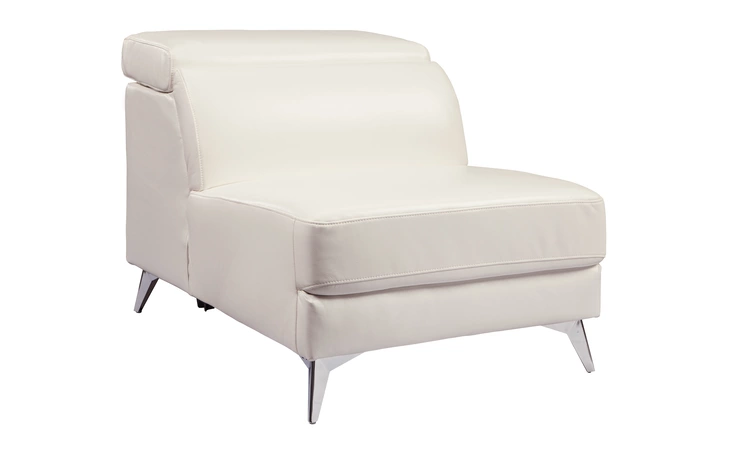 3730546 TINDELL ARMLESS CHAIR TINDELL WHITE