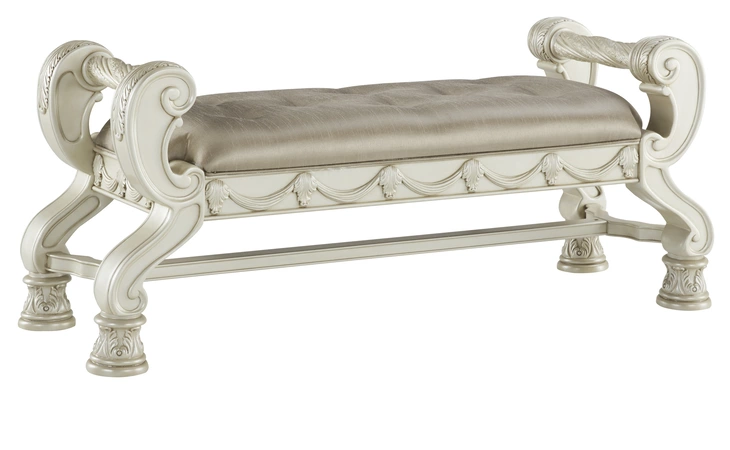 B750-09 Cassimore LARGE UPH BEDROOM BENCH