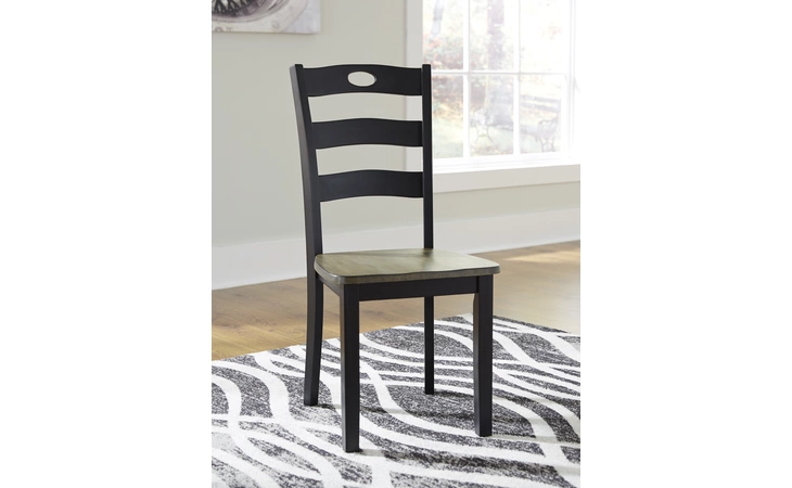 D338-01 Froshburg DINING ROOM SIDE CHAIR (2/CN)