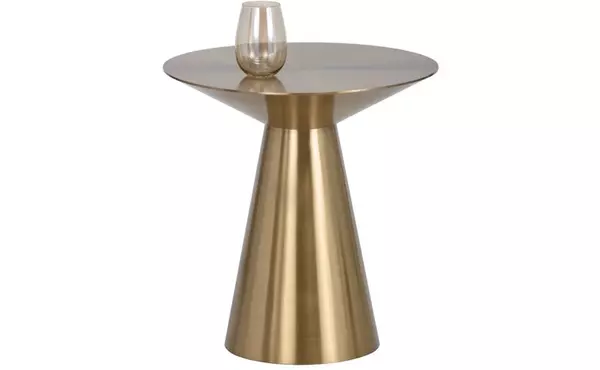 carmel  carmel side table - yellow gold by sunpan