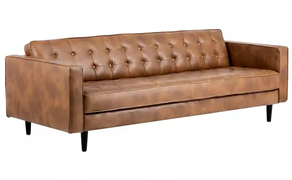 donnie  donnie sofa - tobacco tan by sunpan