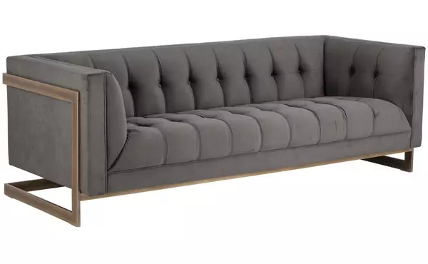 ekon  ekon sofa - piccolo pebble by sunpan