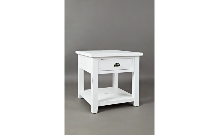 1744-3 ARTISAN'S CRAFT COLLECTION END TABLE W/DRAWER, SHELF ARTISAN'S CRAFT COLLECTION