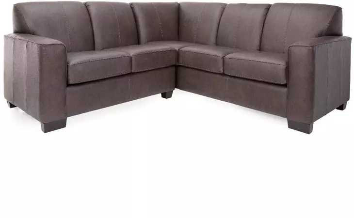 3705-30 Leather 3705-30 RHF CORNER SOFA SECTIONAL PILLOWS=0