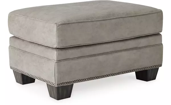 olsberg steel ottoman by ashley