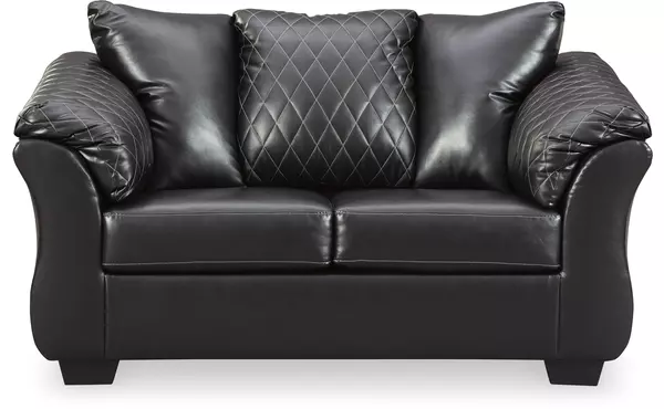 betrillo black loveseat by ashley