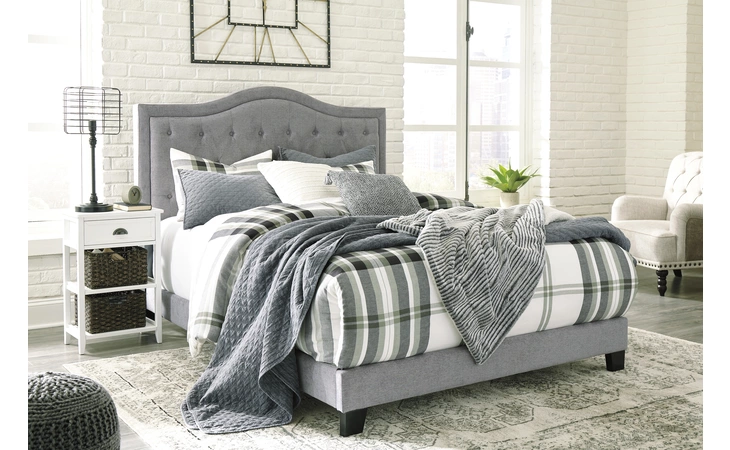 B090-382 Jerary KING UPHOLSTERED BED