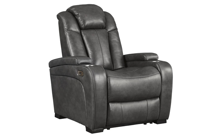PWR RECLINER/ADJ HEADREST ASHLEY Turbulance Quarry 8500113