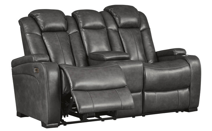 Turbulance PWR REC LOVESEAT/CON/ADJ HDRST ASHLEY Quarry 8500118