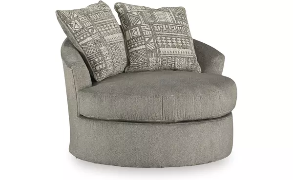 soletren ash swivel accent chair by ashley