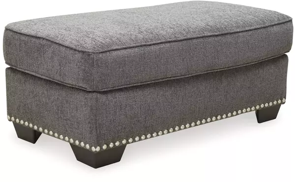 locklin carbon ottoman by ashley