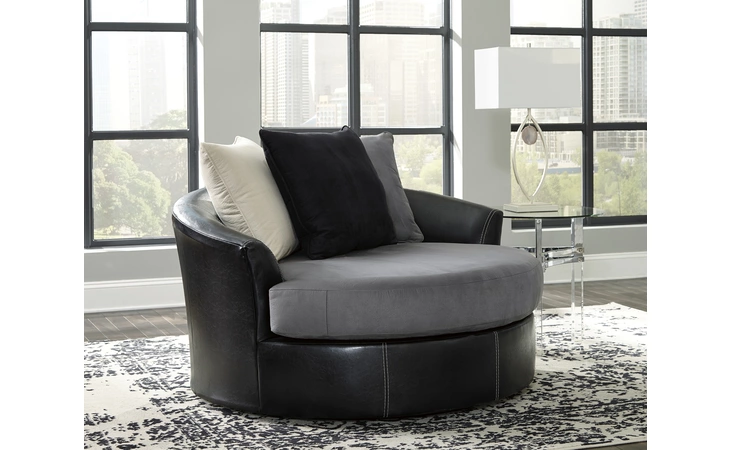 9980421 Jacurso OVERSIZED SWIVEL ACCENT CHAIR