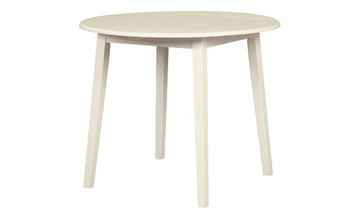 D318-15 SLANNERY ROUND DRM DROP LEAF TABLE