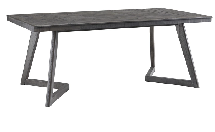 D568-25 Besteneer - Dark Gray RECTANGULAR DINING ROOM TABLE