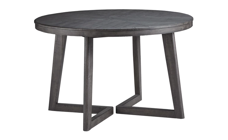 D568-50 Besteneer - Dark Gray ROUND DINING ROOM TABLE