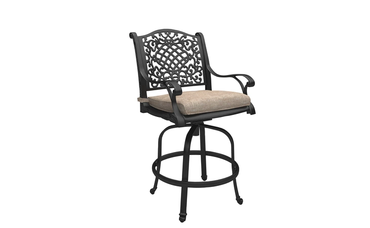 P559-130 ROSE VIEW - BROWN BARSTOOL WITH CUSHION (2 CN) ROSE VIEW BROWN