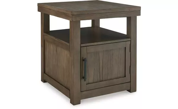 boardernest brown rectangular end table by ashley