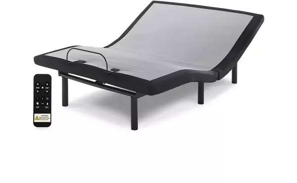 head-foot model better black cal king adjustable base by ashley