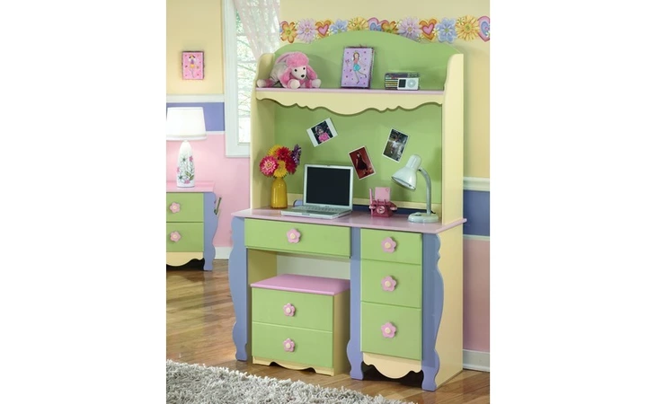 B140-23  BEDROOM DESK HUTCH-YOUTH BEDROOM-DOLL HOUSE