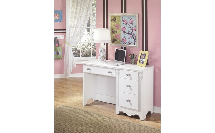 B188-22 EXQUISITE BEDROOM DESK/EXQUISITE/WHITE