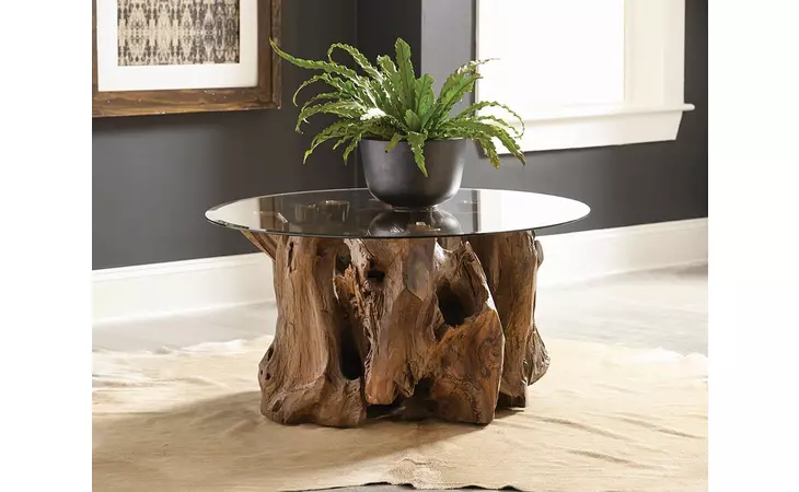 721668  COFFEE TABLE (NATURAL LIGHT BROWN)