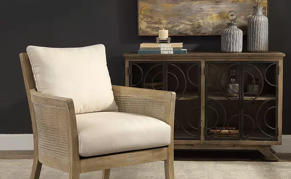 encore armchair, natural by uttermost