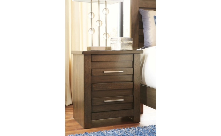 B514-92 MORRALY TWO DRAWER NIGHT STAND MORRALY