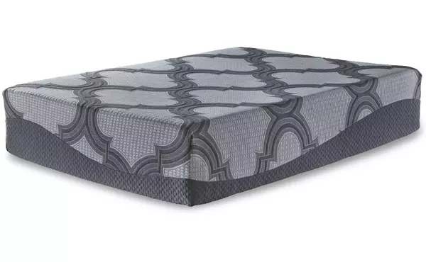 14 inch ashley hybrid gray california king mattress by ashley