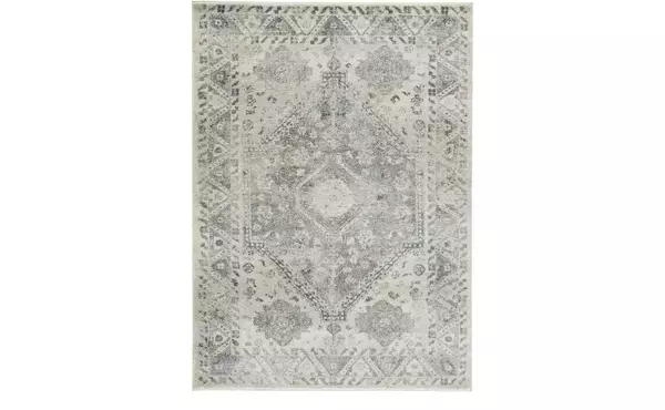 precia gray/cream large rug by ashley