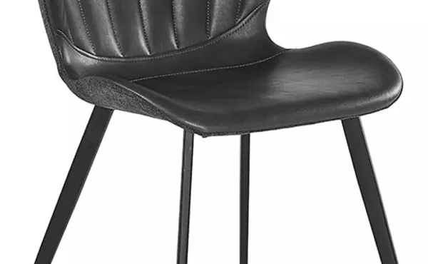 arabella  arabella dining chair - bravo portabella polo club kohl grey by sunpan