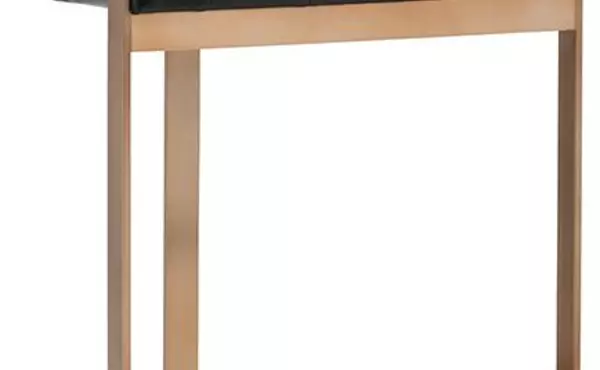 beaumont  beaumont barstool - antique brass - cantina black by sunpan