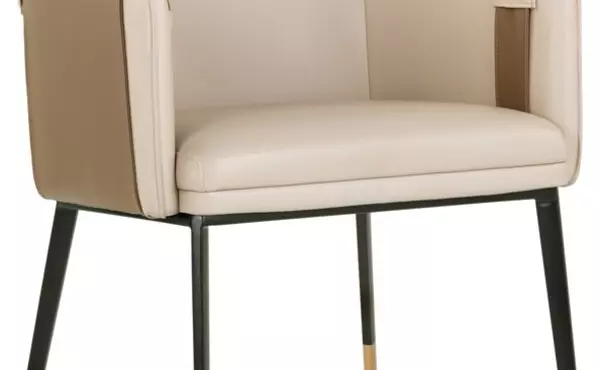 carter  carter dining armchair - napa beige napa tan by sunpan