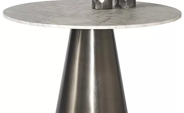 damon  damon bistro table - gunmetal - 35.5" by sunpan