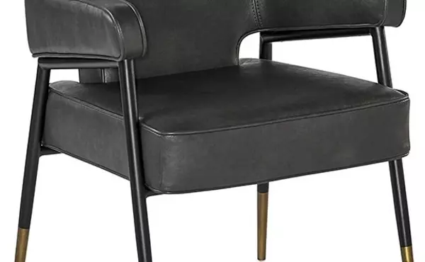 derome  derome dining armchair - bravo portabella by sunpan