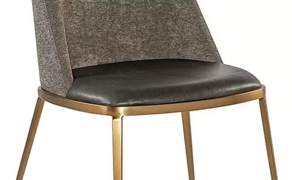 dover  dover dining chair - bravo portabella sparrow grey by sunpan