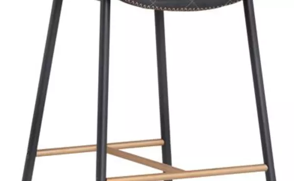 lyla  lyla barstool - antique black by sunpan