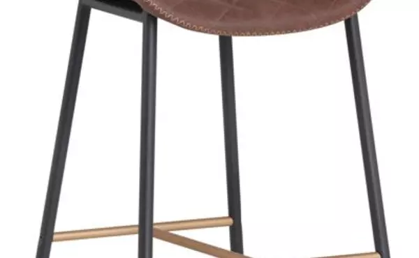 lyla  lyla barstool - antique brown by sunpan