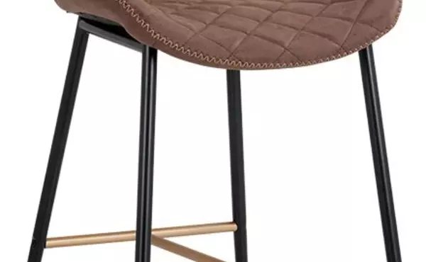 lyla  lyla counter stool - antique brown by sunpan